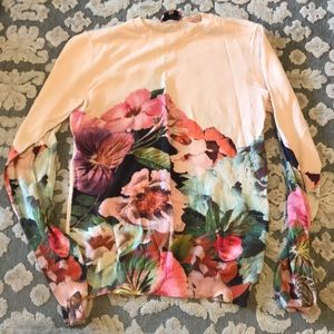 Ted Baker pink floral sweater